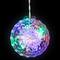 6" MultiColor LED Hanging Crystal Sphere Outdoor Decoration